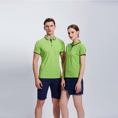 果绿色团体T恤衫定制