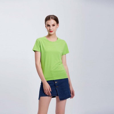 果绿色团体企业工作服T血衫定制