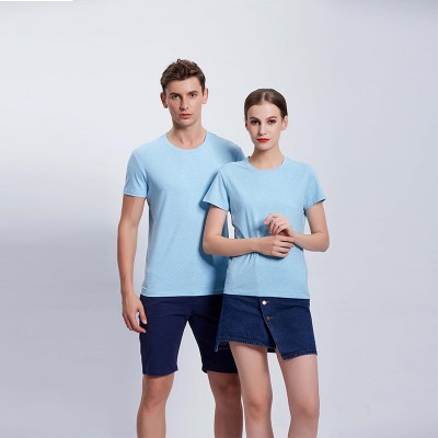 彩棉浅团体T恤衫定制