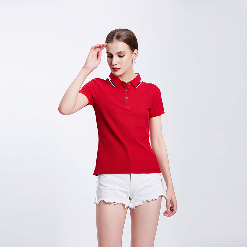 女士工作服团体企业Polo衫定制