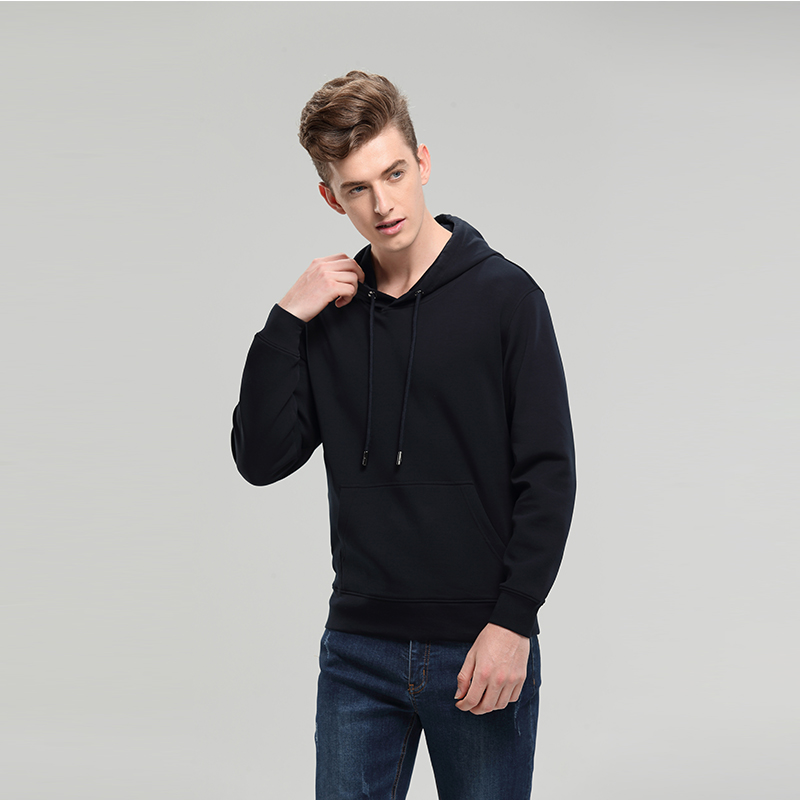 藏蓝色秋冬季卫衣定制